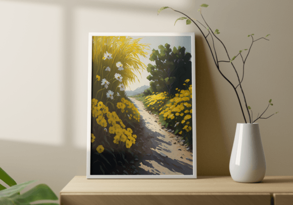 Download Blossom Walkway Digital Wall Art - Art Collection