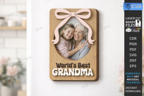 Download Mother's Day Mini Photo Frame Laser Cut - Photo Collection