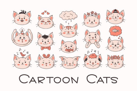 Download Cartoon Cats - Art Collection