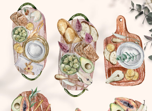 Download Watercolor Food and Fruit Clipart- 5 Png - Art Collection
