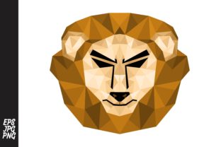 Download Low Poly Art Lion Head Vector - Art Collection